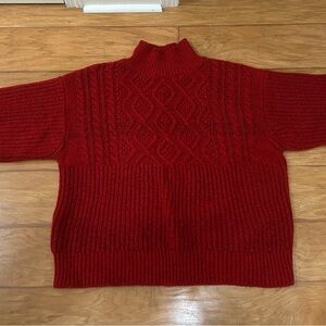 a new day Vibrant Red Knit Sweater